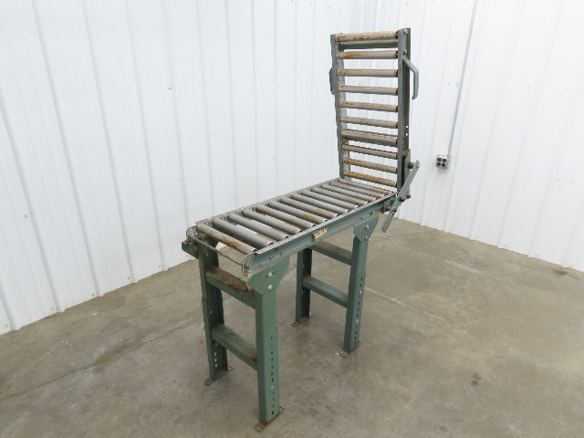 Hytrol 15"x5' 11" Gravity Roller Conveyor Walk-Thru 31" Gate 1-3/8" Roller 13"BF