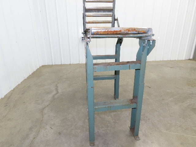 Hytrol 15"x5' 11" Gravity Roller Conveyor Walk-Thru 31" Gate 1-3/8" Roller 13"BF