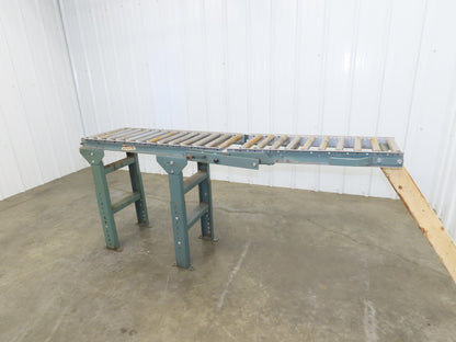 Hytrol 15"x5' 11" Gravity Roller Conveyor Walk-Thru 31" Gate 1-3/8" Roller 13"BF