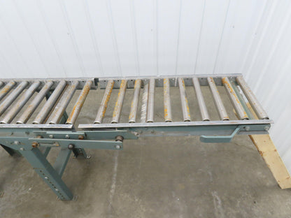 Hytrol 15"x5' 11" Gravity Roller Conveyor Walk-Thru 31" Gate 1-3/8" Roller 13"BF