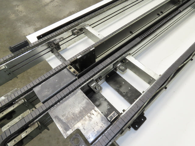 NKE CSB89A-PS-MD-222-1750-36-90W-3 Plastic Chain Conveyor 2-Row Double 220V 3PH