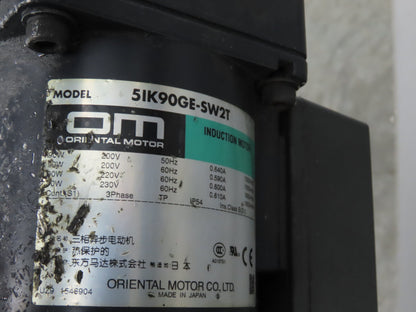 NKE CSB89A-PS-MD-222-1750-36-90W-3 Plastic Chain Conveyor 2-Row Double 220V 3PH