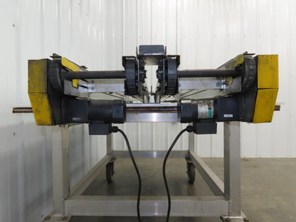 NKE CSB89A-PS-MD-222-1750-36-90W-3 Plastic Chain Conveyor 2-Row Double 220V 3PH