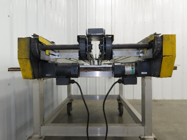 NKE CSB89A-PS-MD-222-1750-36-90W-3 Plastic Chain Conveyor 2-Row Double 220V 3PH