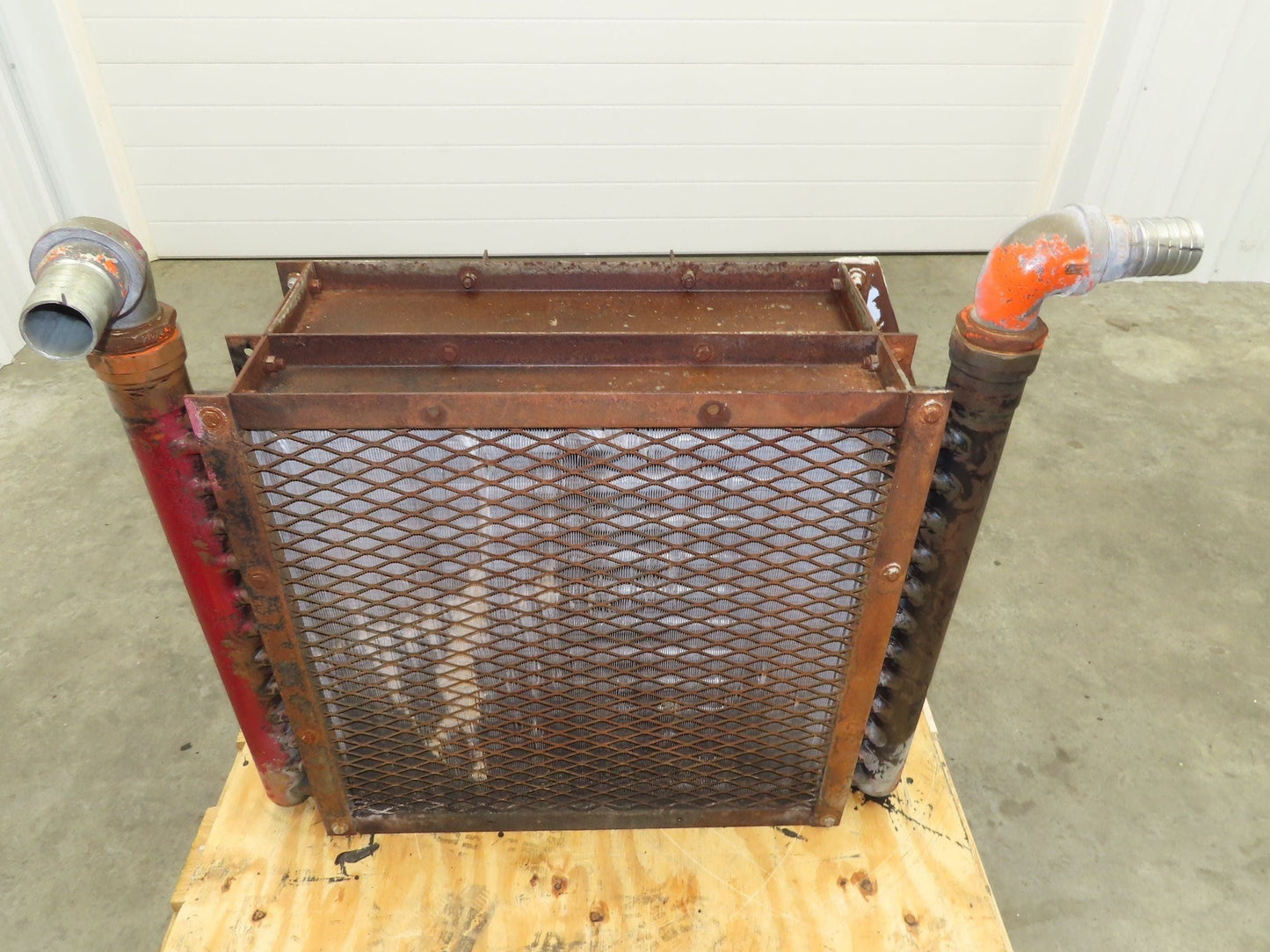 Oshkosh F-2146 Hydraulic Heat Exchanger 24x24" Radiator Fan Cooled Flow Control