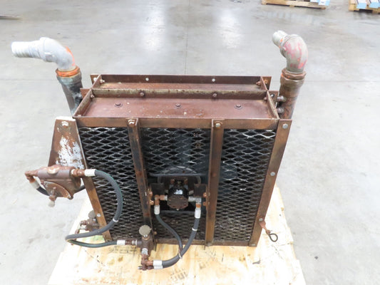 Oshkosh F-2146 Hydraulic Heat Exchanger 24x24" Radiator Fan Cooled Flow Control
