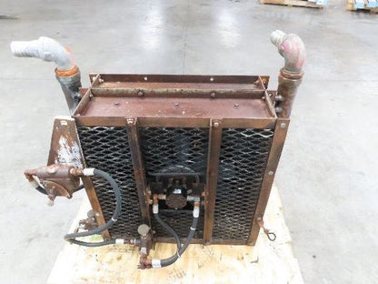 Oshkosh F-2146 Hydraulic Heat Exchanger 24x24" Radiator Fan Cooled Flow Control