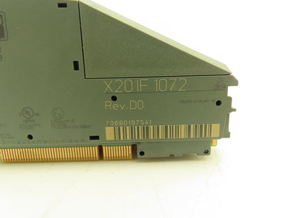 B&R Automation X20 IF 1072 CAN Bus Interface Module