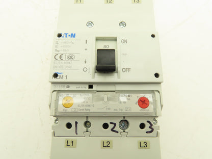 Eaton NZMB1-A80-NA Circuit Breaker 80A 3 Pole 600V