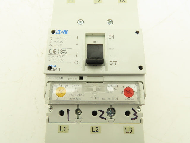 Eaton NZMB1-A80-NA Circuit Breaker 80A 3 Pole 600V