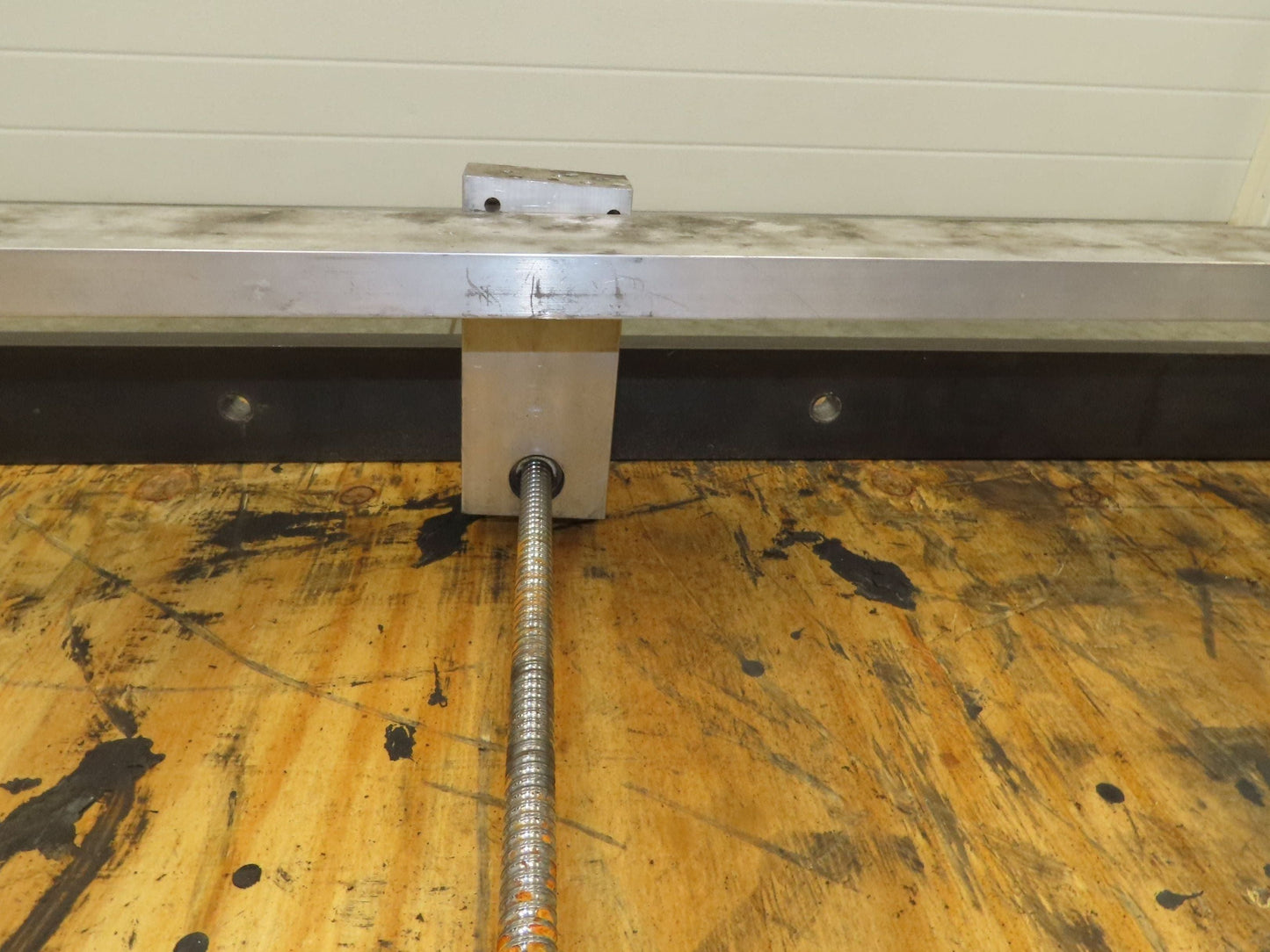 Pressbrake Metal Shear Backstop Ball Screw 29" Adjustable Depth Travel Guide