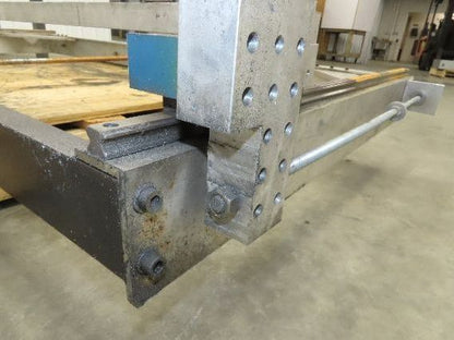 Pressbrake Metal Shear Backstop Ball Screw 29" Adjustable Depth Travel Guide