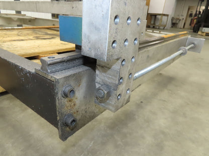 Pressbrake Metal Shear Backstop Ball Screw 29" Adjustable Depth Travel Guide