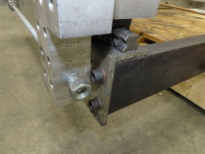 Pressbrake Metal Shear Backstop Ball Screw 29" Adjustable Depth Travel Guide