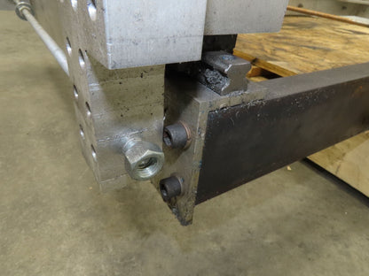 Pressbrake Metal Shear Backstop Ball Screw 29" Adjustable Depth Travel Guide