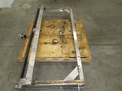 Pressbrake Metal Shear Backstop Ball Screw 29" Adjustable Depth Travel Guide