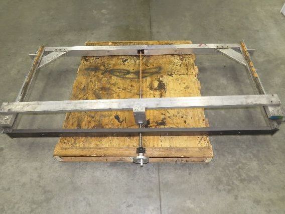 Pressbrake Metal Shear Backstop Ball Screw 29" Adjustable Depth Travel Guide