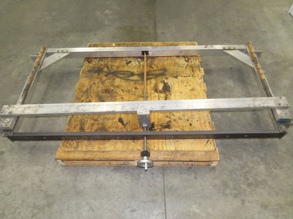 Pressbrake Metal Shear Backstop Ball Screw 29" Adjustable Depth Travel Guide