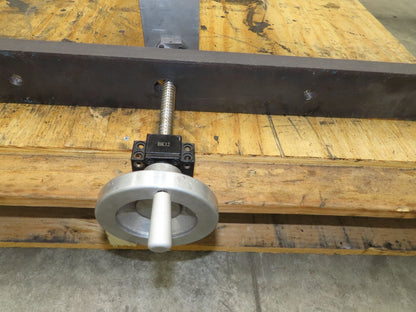 Pressbrake Metal Shear Backstop Ball Screw 29" Adjustable Depth Travel Guide