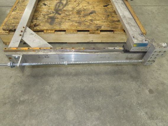 Pressbrake Metal Shear Backstop Ball Screw 29" Adjustable Depth Travel Guide