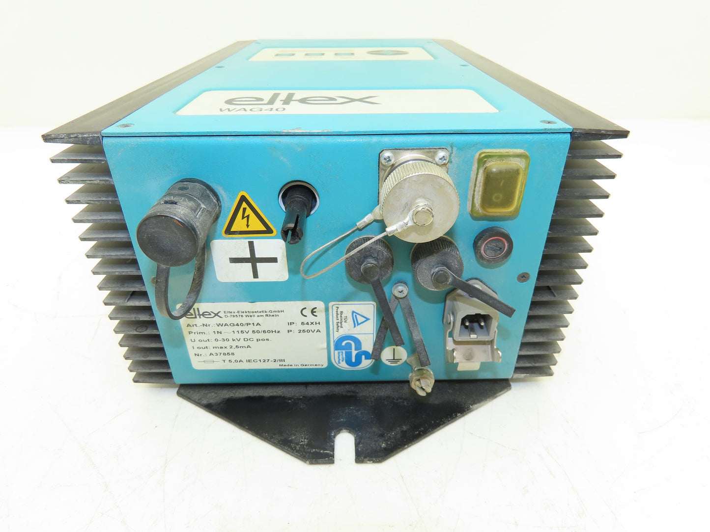 Eltex WAG40/P1A High Voltage Generator Power Supply 115V In 0-30kVDC 2.5mA Out