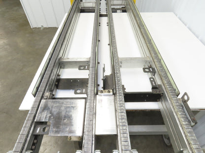 NKE CSB89A-PS-MD-222-1750-36-90W-3 Plastic Chain Conveyor 2-Row Double 220V 3PH