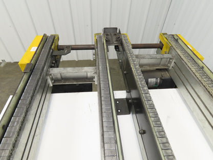 NKE CSB89A-PS-MD-222-1750-36-90W-3 Plastic Chain Conveyor 2-Row Double 220V 3PH