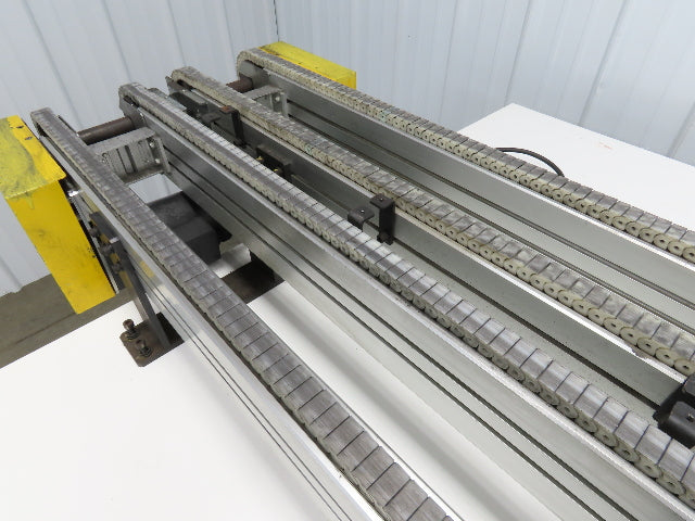 NKE CSB89A-PS-MD-130-1700-36-90W Plastic Chain Conveyor 2-Row Double 220V 3PH