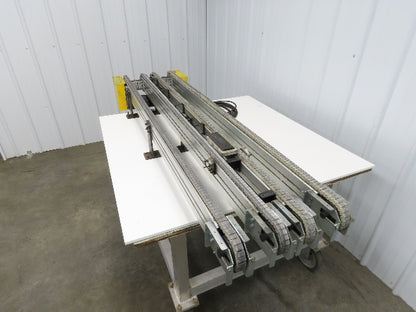 NKE CSB89A-PS-MD-130-1700-36-90W Plastic Chain Conveyor 2-Row Double 220V 3PH