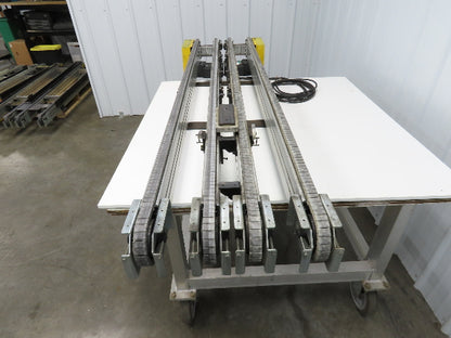 NKE CSB89A-PS-MD-130-1700-36-90W Plastic Chain Conveyor 2-Row Double 220V 3PH