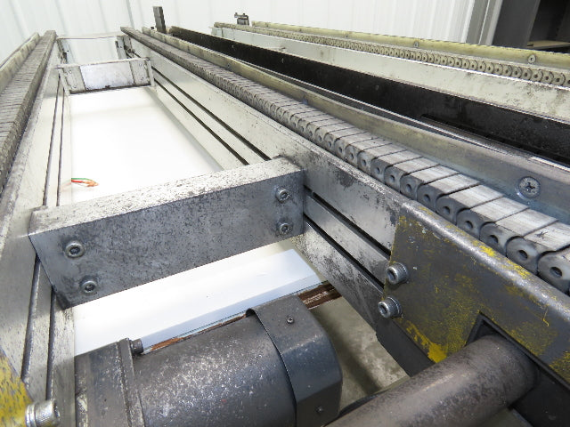 NKE CSB89A-PS-MD-222-1450-36-90W-3 Plastic Chain Conveyor 2-Row Double 220V 3PH