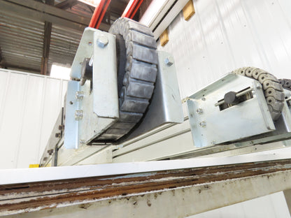 NKE CSB89A-PS-MD-222-1450-36-90W-3 Plastic Chain Conveyor 2-Row Double 220V 3PH