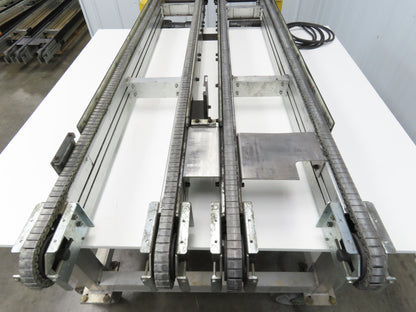 NKE CSB89A-PS-MD-222-1450-36-90W-3 Plastic Chain Conveyor 2-Row Double 220V 3PH