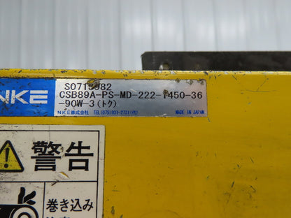 NKE CSB89A-PS-MD-222-1450-36-90W-3 Plastic Chain Conveyor 2-Row Double 220V 3PH