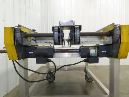 NKE CSB89A-PS-MD-222-1450-36-90W-3 Plastic Chain Conveyor 2-Row Double 220V 3PH