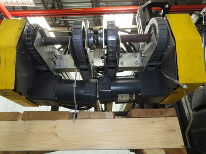 NKE CSB89A-PS-MD-130-2160-36-90W-3 Plastic Chain Conveyor 2-Row Double 220V 3PH