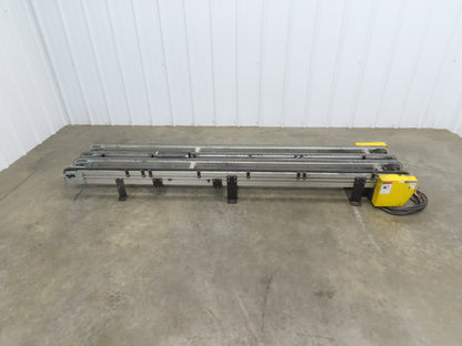 NKE CSB89A-PS-MD-130-2160-36-90W-3 Plastic Chain Conveyor 2-Row Double 220V 3PH