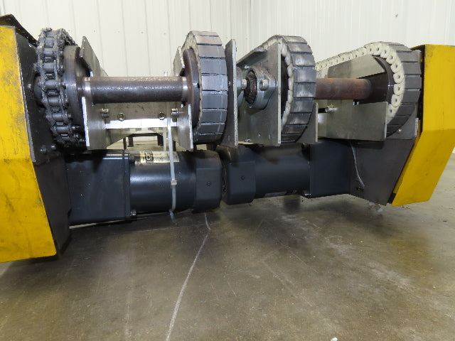 NKE CSB89A-PS-MD-130-2160-36-90W-3 Plastic Chain Conveyor 2-Row Double 220V 3PH