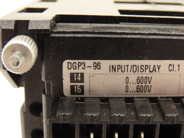 IME DGP3-96 Electrical Display 0-600 Volts 0-5 Amps 40-80 Hertz