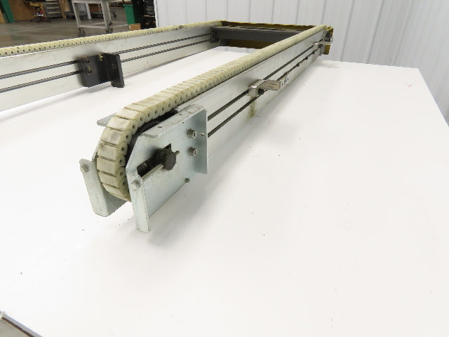 NKE CSB89A-PS-500-1255-180-90W-3 Plastic Chain Conveyor 2-Row 220V 3PH 20"x55"