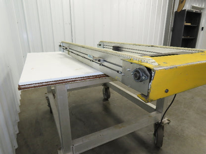 NKE CSB89A-PS-500-1255-180-90W-3 Plastic Chain Conveyor 2-Row 220V 3PH 20"x55"