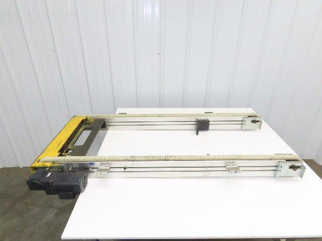 NKE CSB89A-PS-500-1255-180-90W-3 Plastic Chain Conveyor 2-Row 220V 3PH 20"x55"