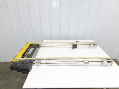 NKE CSB89A-PS-500-1255-180-90W-3 Plastic Chain Conveyor 2-Row 220V 3PH 20"x55"