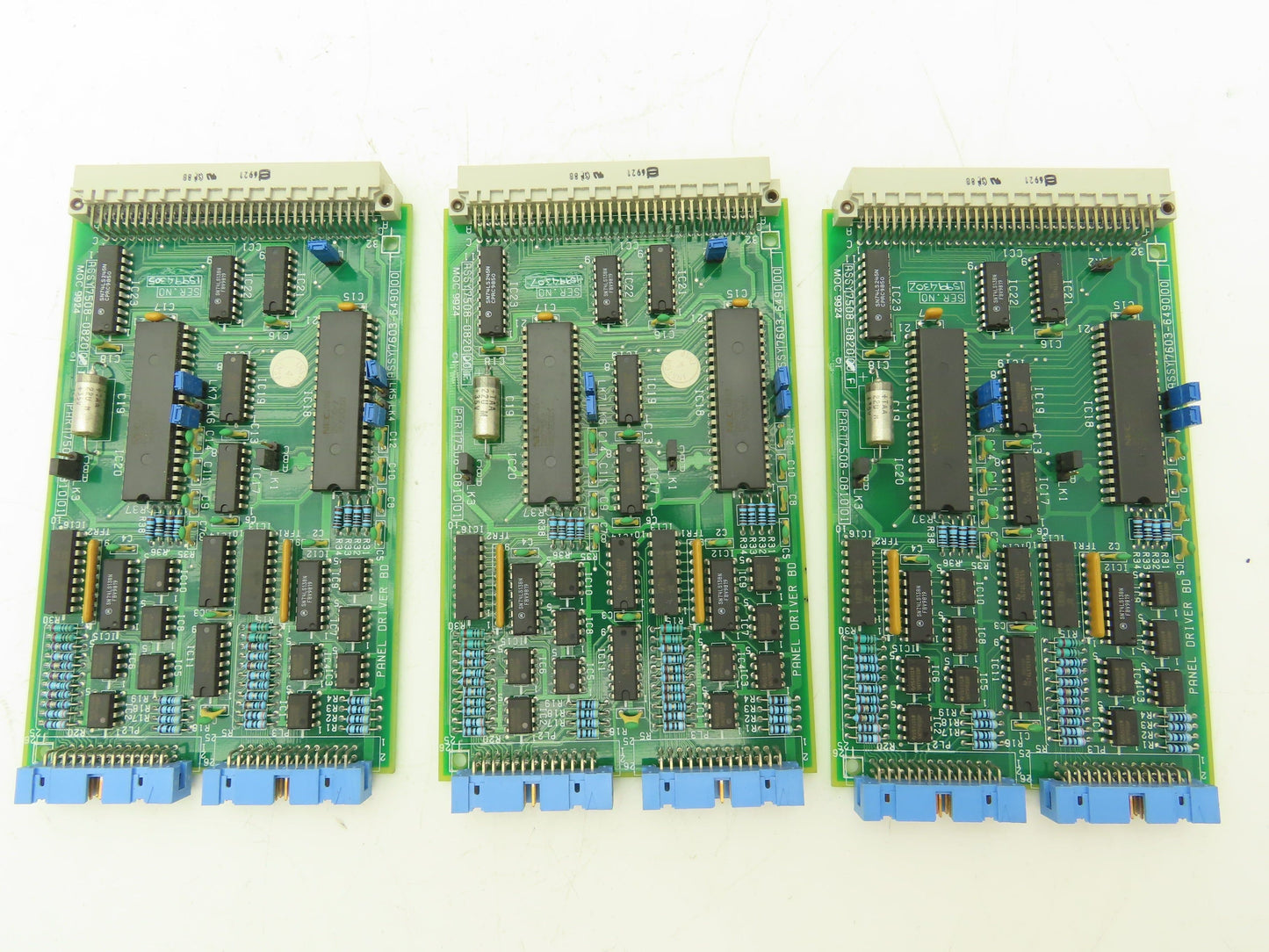 PressTech 7508-0820 7508-0810 Panel Driver Circuit Board Lot of 3