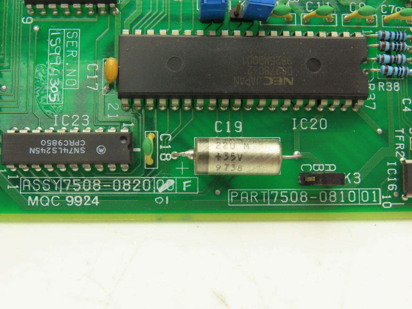 PressTech 7508-0820 7508-0810 Panel Driver Circuit Board Lot of 3