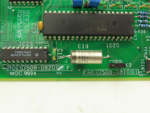 PressTech 7508-0820 7508-0810 Panel Driver Circuit Board Lot of 3