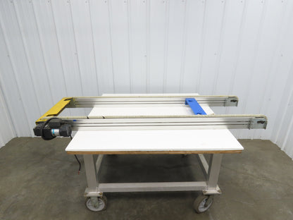NKE CSB89A-PS-500-1740-180-90W-3 Plastic Chain Conveyor 2-Row 220V 3PH 20"x74"