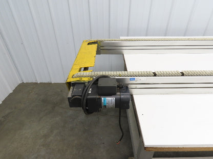 NKE CSB89A-PS-500-1740-180-90W-3 Plastic Chain Conveyor 2-Row 220V 3PH 20"x74"