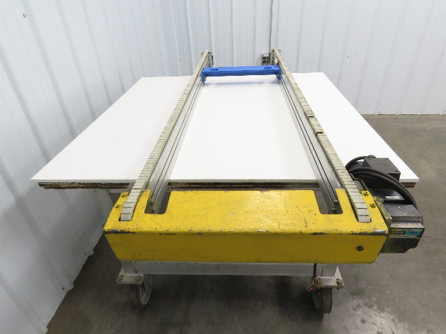 NKE CSB89A-PS-500-1740-180-90W-3 Plastic Chain Conveyor 2-Row 220V 3PH 20"x74"