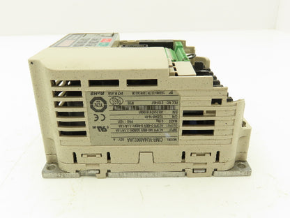 Yaskawa CIMR-VU4A0002JAA Variable Frequency Drive 3PH 0-480V 0-400Hz 1.8A Output